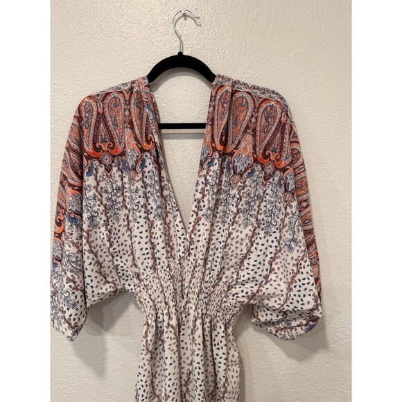 Misa Los Angeles Matilda Tie Back Paisley Midi Dress Size Small - Picture 6 of 15